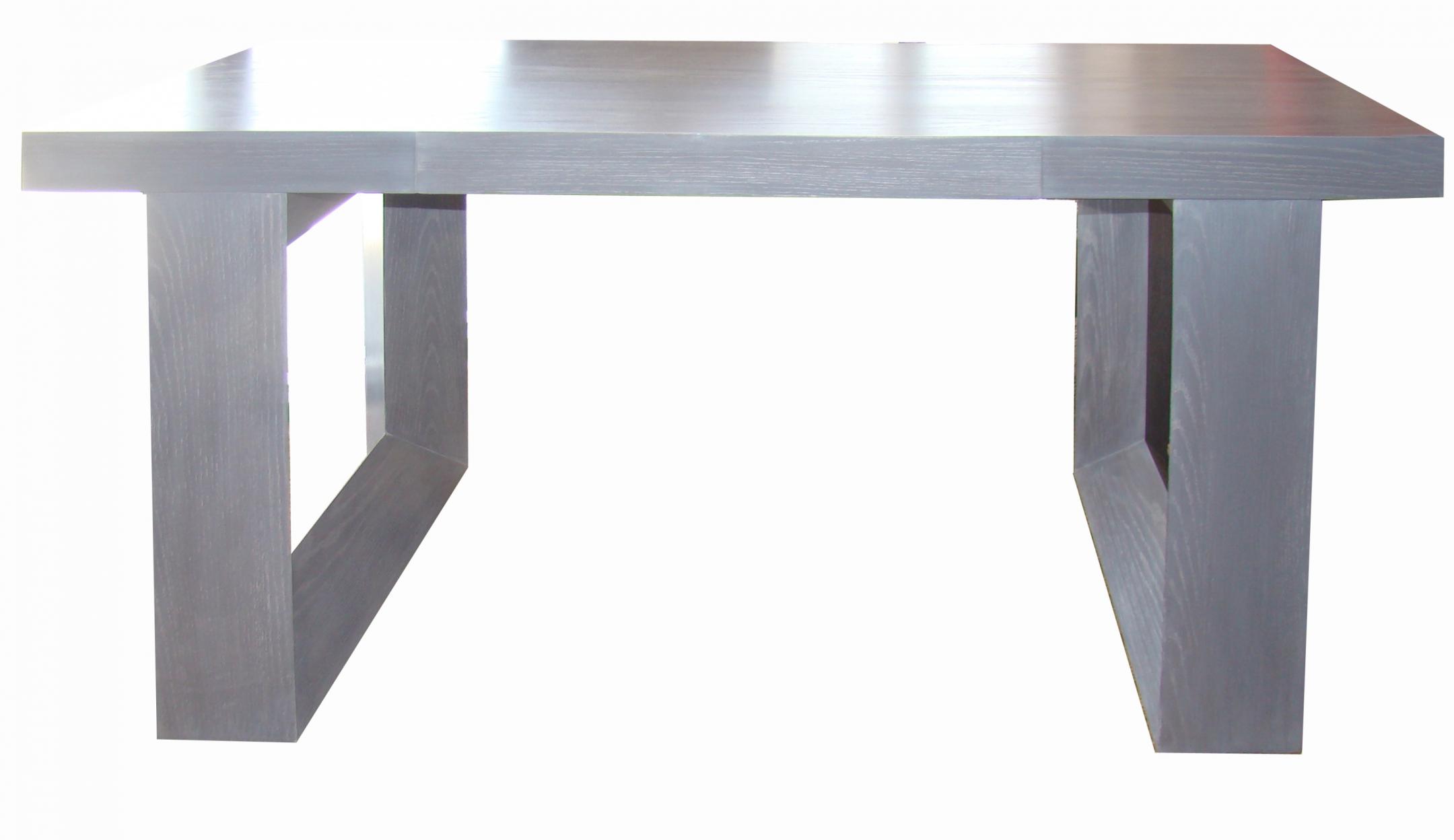 Mid Century Modern Desk In A Grey Cerused Oak Modernism